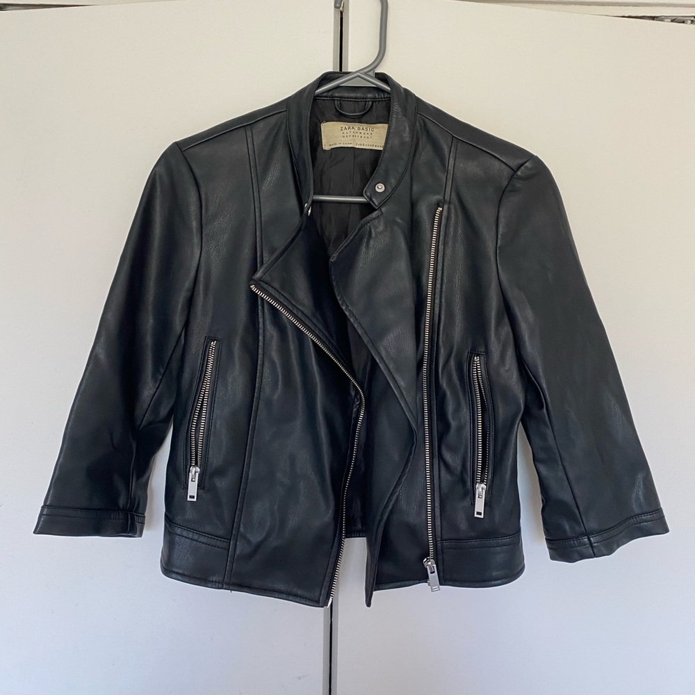 Zara Faux Leather Jacket
